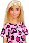 Mattel Games Mattel Şık Barbie Oyuncak Model Pembe Kalpli Elbiseli Manken Bebek