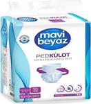 Mavi Beyaz Ped Külot Yetişkin Hasta Bezi Büyük Boy Large 1 Paket 30 Adet