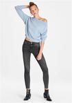 Mavi Kadın Jean Pantolon Adriana Ankle - Super Skinny Gri 25 Beden 8681858900166