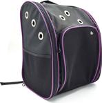 Maxisol Flybag Kedi Köpek Sırt Taşıma Çantası Fileli (28X32X40 Cm) - Sarı