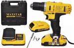 MaxStar Tools Turbo 24V5AH Darbeli Turbo x2 Li-ion Çift Akülü Profesyonel Vidalama Şarjlı Matkap