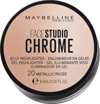 Maybelline Face Studio Chrome 20 Metallic Rose Jel Aydınlatıcı