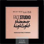 Maybelline Face Studıo Shimmer Highlight Aydınlatıcı 006 Prosecco Aydınlatıcı