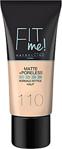 Maybelline Fit Me Matte + Poreless 110 Porcelain Fondöten