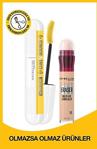 Maybelline New York Colossal Curl Bounce Maskara & Instant Anti Age Eraser Kapatıcı 01 Light 2'Li Göz Makyajı Seti