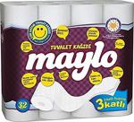 Maylo J-160 500817 3 Katlı Tuvalet Kağıdı - 3 Paket 96 Rulo