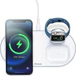 Mcdodo 3In1 Iphone Air Pod Apple Watch Magsafe Kablosuz Şarj Cihazı Beyaz Ch-7060