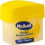 Mediwell Dudak Bakım Kremi - Muz Aromalı