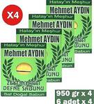 Mehmet Aydın Zeytinyağlı Defne Sabunu 950 gr 4'lü Set
