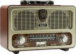 Meir M-111Bt Nostaljik Ahşap Retro Fm Radyo Usb Sd Bluetooth Hoparlör
