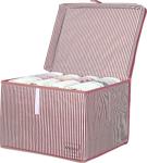 Meleni Home 3 Adet Kapaklı Çok Amaçlı Hurç Saklama Kutusu Organizer Mini 40 X 30 X 26 Cm Pembe