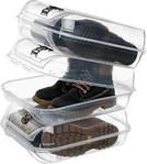 Meleni Home Bot Çizme Ayakkabı Saklama Kutusu 4'Lü Set