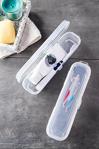 Meleni Home Diş Fırçası Ve Macunu Saklama Kutusu - Çok Amaçlı Kutu