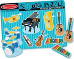 Melissa And Doug Ahşap Sesli Yapboz - Müzik Aletleri (8 Prç.)