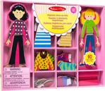 Melissa&Doug Abby ile Emma Ahşap Mıknatıslı Giydirme Oyunu