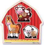 Melissa&Doug Ahşap İlk Yapbozum - Çiftlik Hayvanları Puzzle