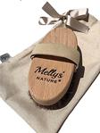 Mellys' Nature%100 Doğal At Kılı Vücut Fırçası (Dry Brushing)