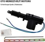 Merkezi Kilit Motoru Tek Motor 2 Kablo 12 Volt ( Arka - Bagaj )