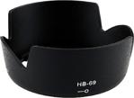 Mettzchrom Nikon Af S 18-55 Mm Vr Iı Lens Için Hb-69 Parasoley Lens Hood Güneşlik