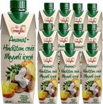 Meysu Ananas Hindistan Cevizi Meyve Suyu 330 Ml 1 Koli ( 12Li Paket )