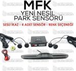 Mfk Park Sensörü BE950 Ses İkazlı Ekranlı Siyah-Gri-Beyaz - YENİ