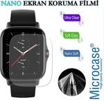 Microcase Amazfit Gts 2 42Mm Nano Esnek Ekran Koruma Filmi Şeffaf