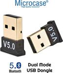 Microcase Mini V5.0 Usb Dual Mode Bluetooth Dongle 5.0 Çift Modlu Bluetooth Adaptör - Al2683