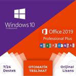Microsoft Windows 10 Pro + Office 2019 Pro Plus Dijital Lisans Anahtarı