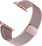 Microsonic Apple Watch Series 7 45Mm Milanese Loop Kordon Rose Gold