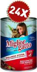 Miglior Gatto Biftekli Yetişkin Kedi Konservesi 405 Gr 24 Adet