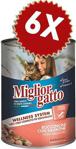 Miglior Gatto Somonlu 405 gr 6'lı Paket Yetişkin Kedi Konservesi