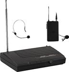 Mikado MCW-44A Siyah 2 Kanal VHF Kablosuz Set Mikrofon