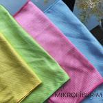 Mikrofiberim 5 Li Mikrofiber Baklava Desen Toz Ve Cam Genel Temizlik Bezi 40X40