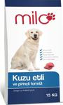 Milo Kuzu Etli ve Pirinçli 15 kg Yetişkin Köpek Maması