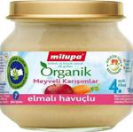 Milupa Organik Elma Havuç Püresi 125 gr Kavanoz Maması