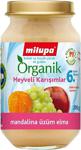 Milupa Organik Mandalina Üzüm Elma 200 gr Kavanoz Maması