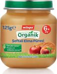 Milupa Organik Şeftali Elma Püresi 125 G 6+ Ay