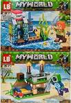 Minecraft Lego 2 Model Birden Toplam 164+ Parça Oyuncak A B