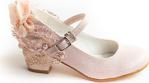 Minipicco Kız Çocuk Pudra Özel Tasarım Abiye Ayakkabı