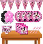 Minnie Mouse Eko 16 Kişilik Doğum Günü Parti Malzemeleri Seti