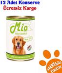 Mio Kuzu Etli 415 gr 12'li Paket Yetişkin Köpek Konservesi