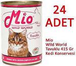 Mio Tavuklu Kedi Konservesi 415 Gr 24 Adet