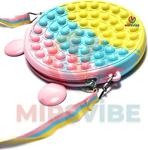 Mipsvibe Pop It Push Bubble Tavşan Çanta 116 Balonlu Zihinsel Duyusan Stres Giderici Patel 18 Cm