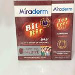 Miraderm Bit Bit Sprey 100 Ml Miraderm Tea Tree Oil Şamuan 150 Ml + Metal Tarak Hediye