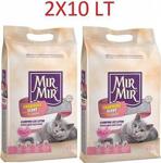 Mırmır Natural Kedi Kumu Pudralı 10 Lt - 2'Li