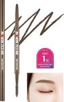 Missha Kalıcı Etkili, Ultra Ince Uçlu,Fırçalı Kaş Kalemi Madproof Skinny Brow Pencil (03 Natura Brown)