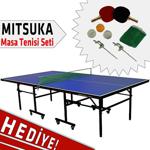 Mitsuka Fight Masa Tenis Masası + 2 Raket + 3 Top + Ağ-Demir Hedi