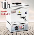 Mizan 15 Model Tek Demlikli 10 Lt. Elektrikli Çay Kazanı Pleytsiz+Demlik Dahil Kahveci Kazanı