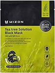 Mizon Tea Tree Solution Black Mask - Çay Ağacı Özlü Yatıştırıcı Siyah Maske