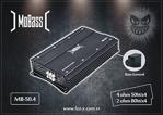 Mobass Mb-50.4 2X160W Bass Kontrollü Stereo Oto Anfi̇